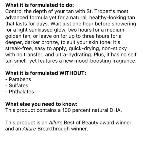 New St. Tropes Self Tan Express - Picture 5 of 7